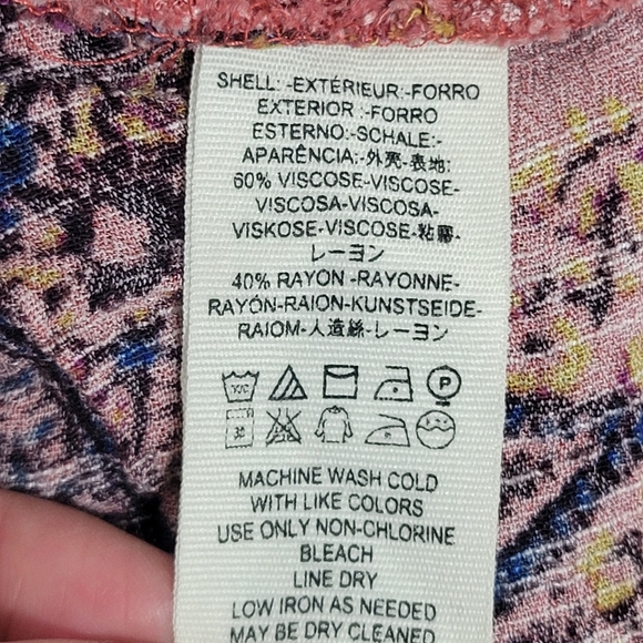 Bohemian Patterned Dress in Pink and Purple - Picture 8 of 10